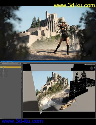 3D打印模型Castles In The Mist的图片