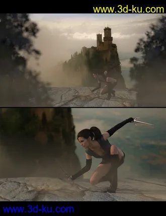 3D打印模型Castles In The Mist的图片