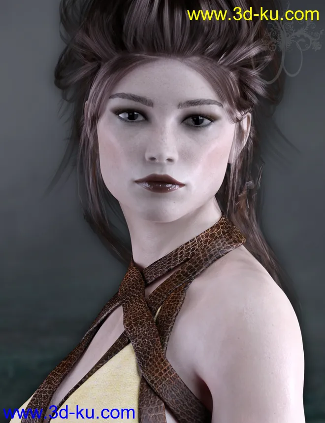 CB Blue HD For Genesis 8 Female模型的图片3