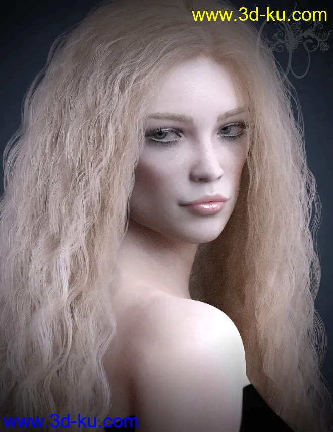 CB Blue HD For Genesis 8 Female模型的图片5