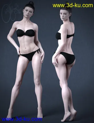 3D打印模型CB Blue HD For Genesis 8 Female的图片