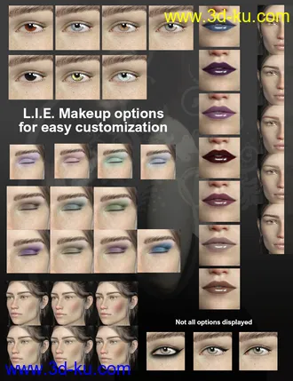 3D打印模型CB Giulia HD for Genesis 8 Female的图片