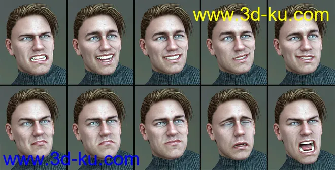 CDI Poses for Dain 8 and Genesis 8 Male模型的图片7