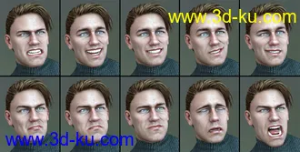 3D打印模型CDI Poses for Dain 8 and Genesis 8 Male的图片