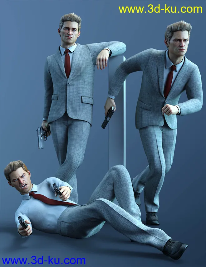 CDI Poses for Jonathan 8 and Genesis 8 Male模型的图片1