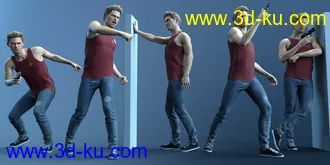 3D打印模型CDI Poses for Jonathan 8 and Genesis 8 Male的图片