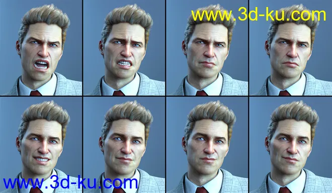 CDI Poses for Jonathan 8 and Genesis 8 Male模型的图片6