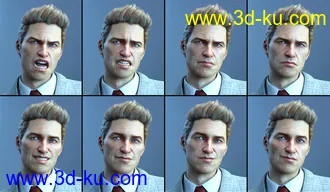 3D打印模型CDI Poses for Jonathan 8 and Genesis 8 Male的图片