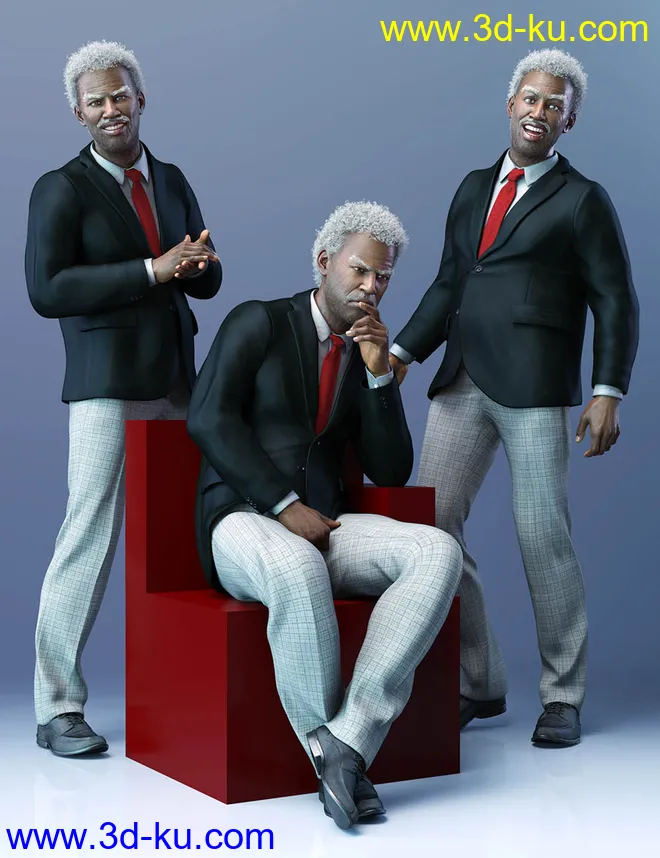 CDI Poses for Leroy 8 and Genesis 8 Male模型的图片1