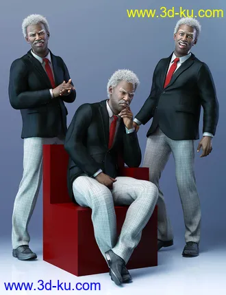 3D打印模型CDI Poses for Leroy 8 and Genesis 8 Male的图片