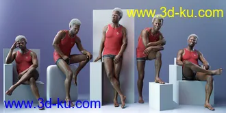 3D打印模型CDI Poses for Leroy 8 and Genesis 8 Male的图片