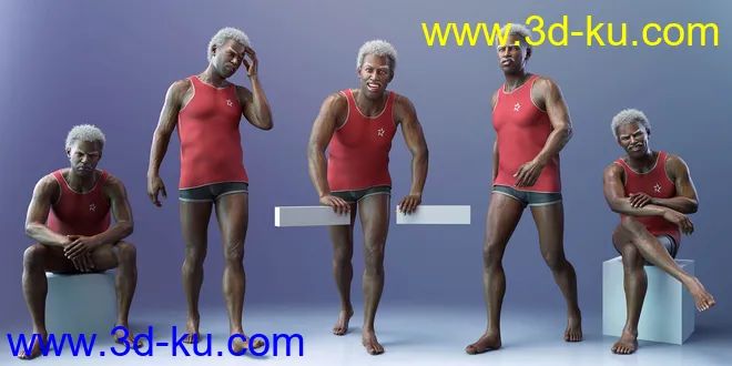 CDI Poses for Leroy 8 and Genesis 8 Male模型的图片3