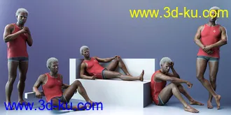 3D打印模型CDI Poses for Leroy 8 and Genesis 8 Male的图片