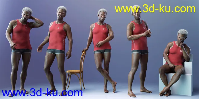 CDI Poses for Leroy 8 and Genesis 8 Male模型的图片5