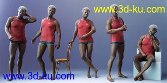 3D打印模型CDI Poses for Leroy 8 and Genesis 8 Male的图片