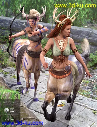 3D打印模型Centaur Grove Outfit Textures的图片