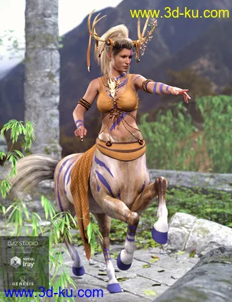 3D打印模型Centaur Grove Outfit Textures的图片