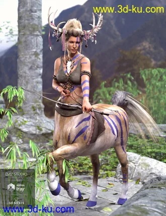 3D打印模型Centaur Grove Outfit Textures的图片