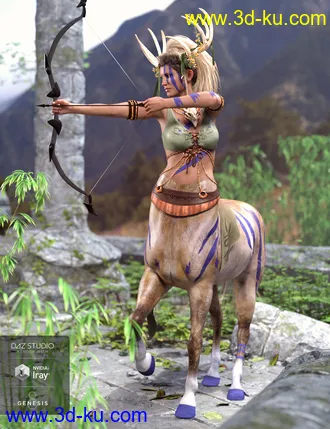 3D打印模型Centaur Grove Outfit Textures的图片