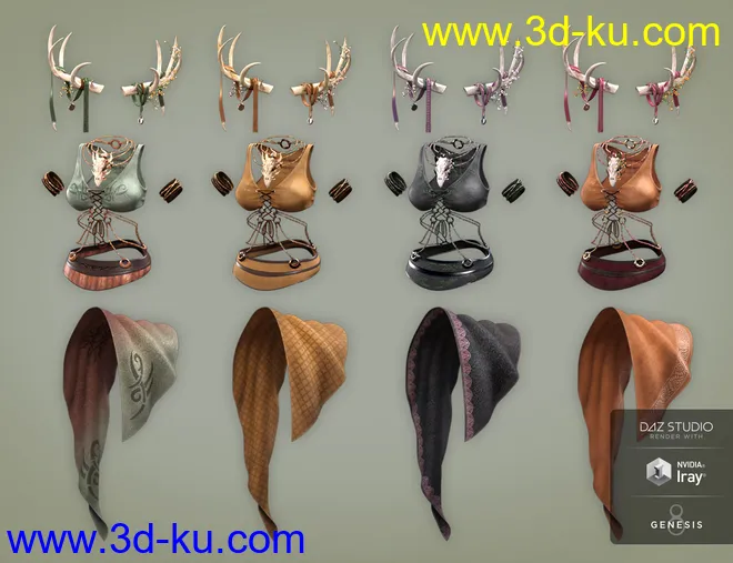 Centaur Grove Outfit Textures模型的图片6