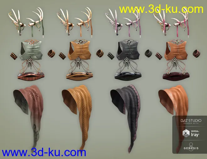 Centaur Grove Outfit Textures模型的图片7