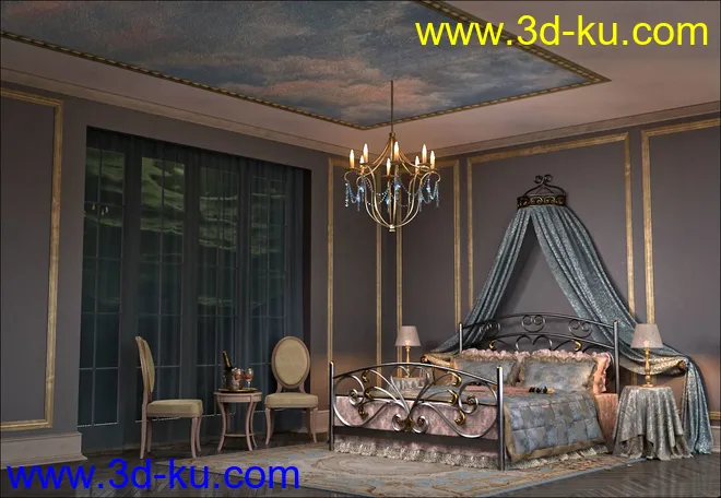 Chambre Romantique模型的图片1