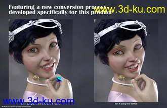 Character Converter from Genesis 2 Female to Genesis 8 Female模型的图片9