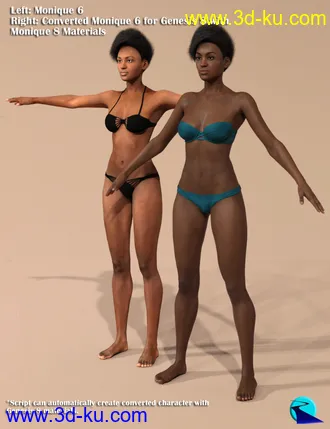 Character Converter from Genesis 2 Female to Genesis 8 Female模型的图片19
