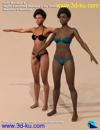 3D打印模型Character Converter from Genesis 2 Female to Genesis 8 Female的图片