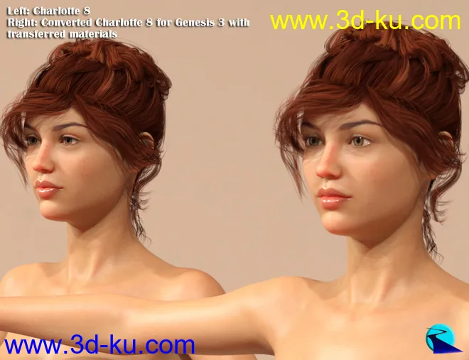 Character Converter from Genesis 8 Female to Genesis 3 Female模型的图片4