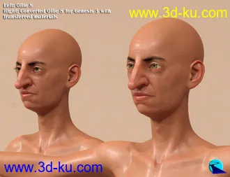 3D打印模型Character Converter from Genesis 8 Male to Genesis 3 Male的图片