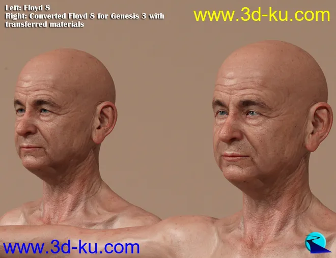 Character Converter from Genesis 8 Male to Genesis 3 Male模型的图片12