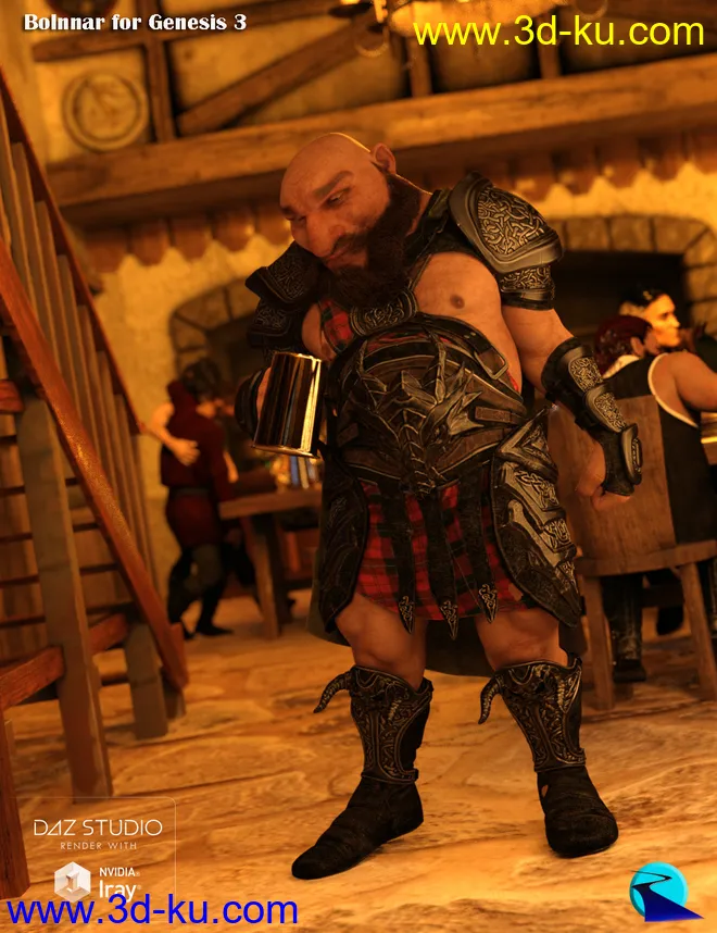 Character Converter from Genesis 8 Male to Genesis 3 Male模型的图片14