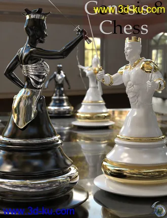 3D打印模型Chess for Genesis 8的图片