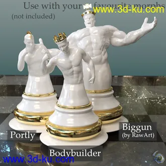 3D打印模型Chess for Genesis 8的图片