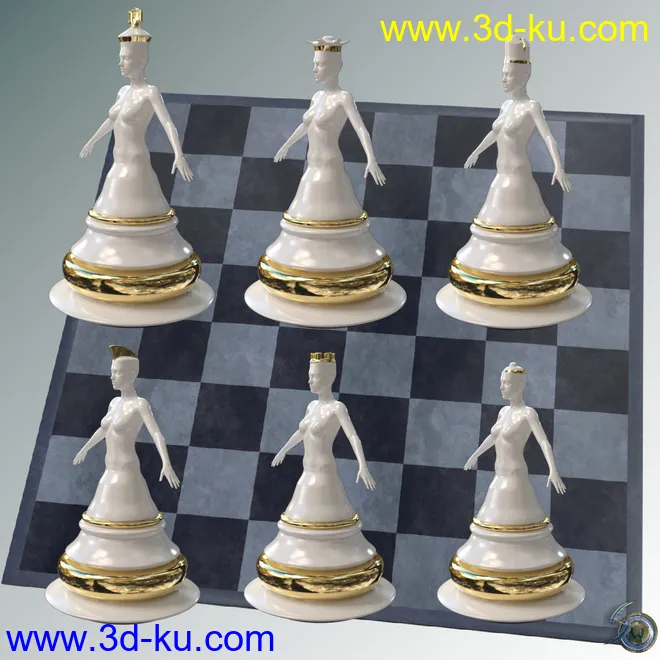 Chess for Genesis 8模型的图片4