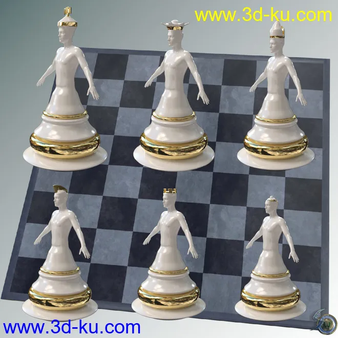 Chess for Genesis 8模型的图片5