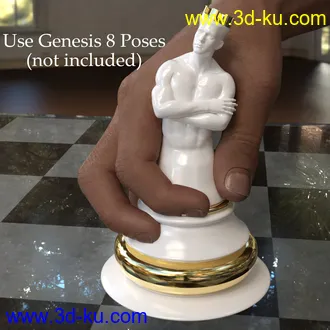 3D打印模型Chess for Genesis 8的图片