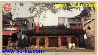 3D打印模型China Houses的图片