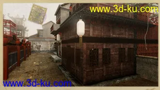 3D打印模型China Houses的图片