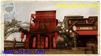 3D打印模型China Houses的图片