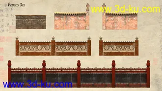 3D打印模型China Houses的图片