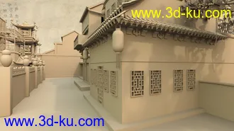 3D打印模型China Houses的图片
