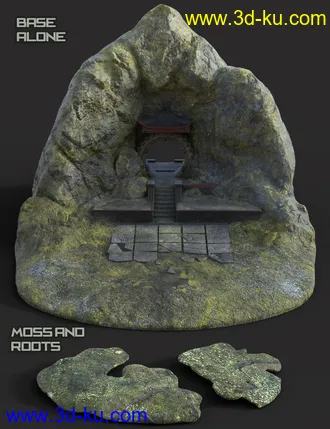 3D打印模型Chinese Temple Gate的图片