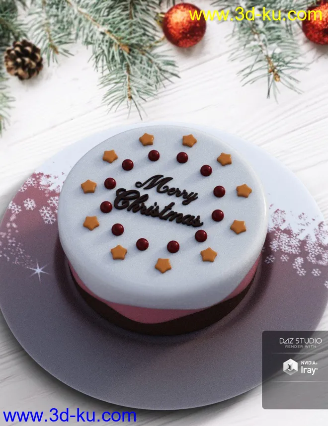 Christmas Cake模型的图片1