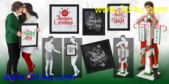 3D打印模型Christmas Props and Poses for Genesis 8 Male & Female的图片