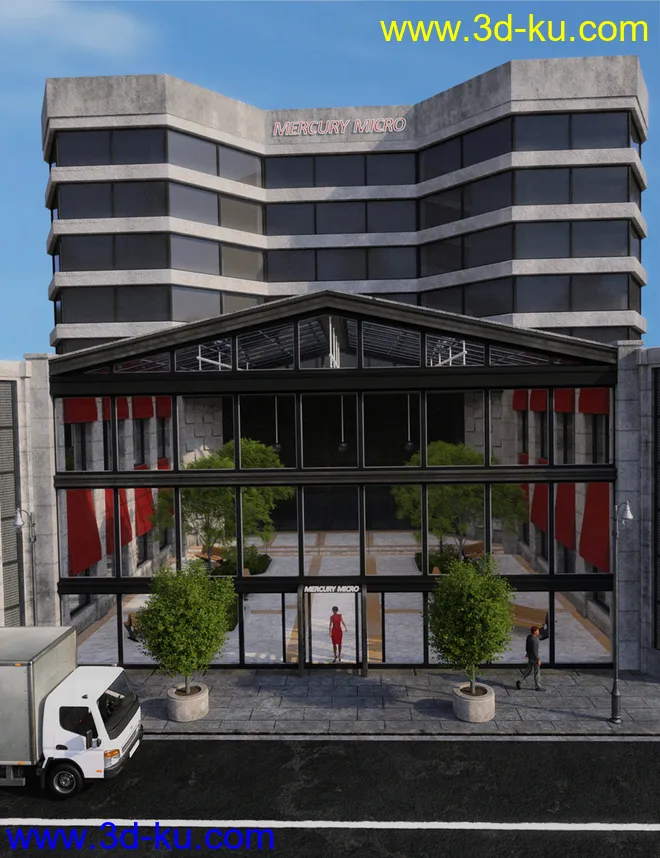 City Office Block模型的图片1