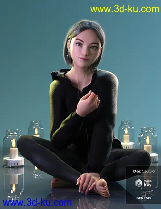 Claire for Genesis 8 Female模型的图片4