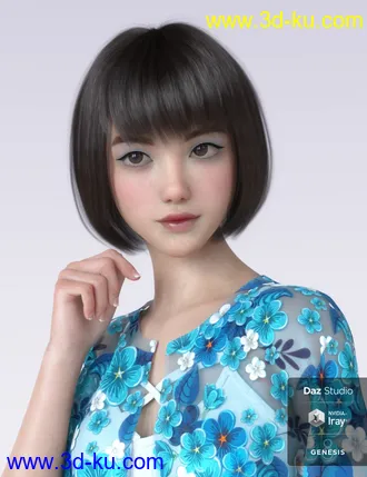 3D打印模型Claire for Genesis 8 Female的图片