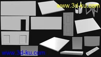 3D打印模型Classic Living Room的图片